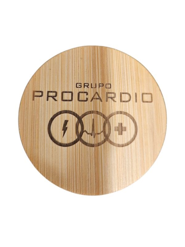 Abrebotellas de madera magnético personalizado laser