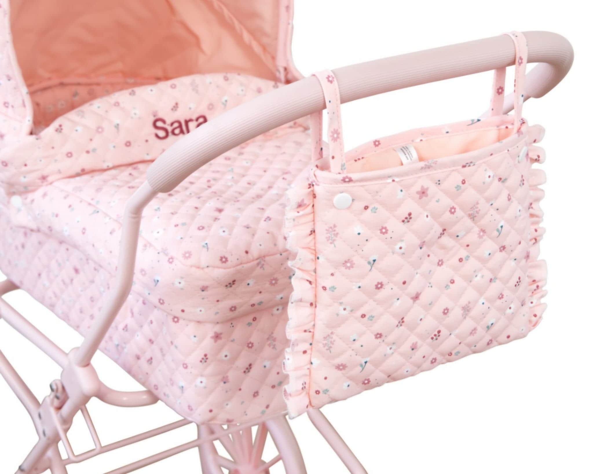 Carrito para muñecas flowers personalizable - Imagen 2