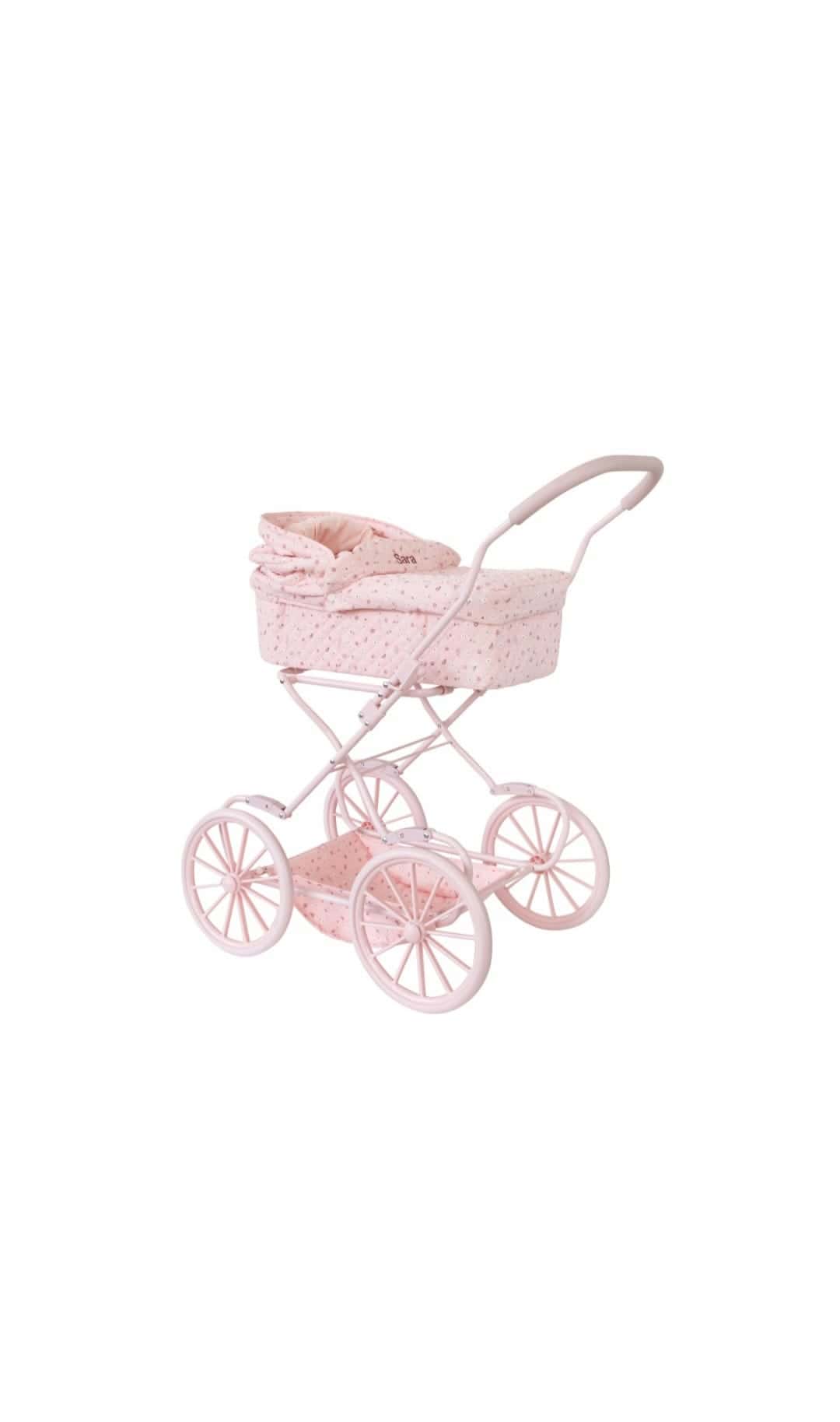 Carrito para muñecas flowers personalizable - Imagen 4